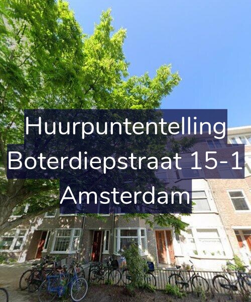Foto gevel Huurpuntentelling voor Boterdiepstraat 15-1, Amsterdam
