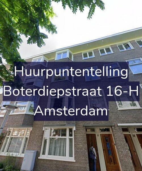 Foto gevel Huurpuntentelling voor Boterdiepstraat 16-H, Amsterdam