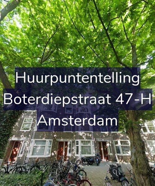 Foto gevel Huurpuntentelling voor Boterdiepstraat 47-H, Amsterdam