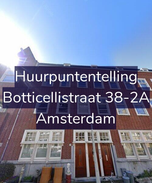 Foto gevel Huurpuntentelling voor Botticellistraat 38-2A, Amsterdam