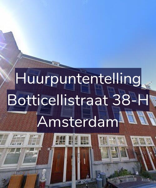 Foto gevel Huurpuntentelling voor Botticellistraat 38-H, Amsterdam