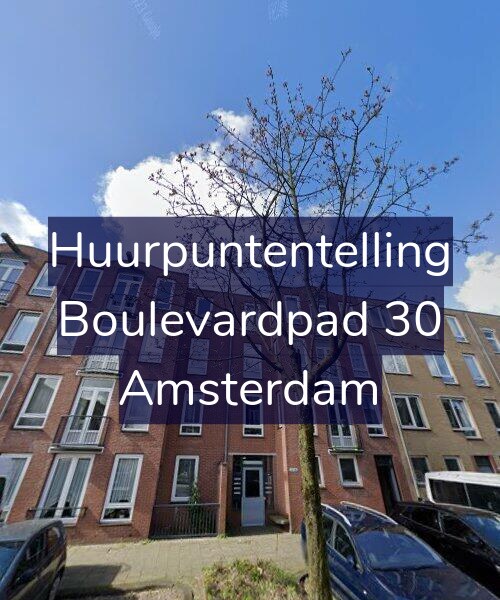 Foto gevel Huurpuntentelling voor Boulevardpad 30, Amsterdam