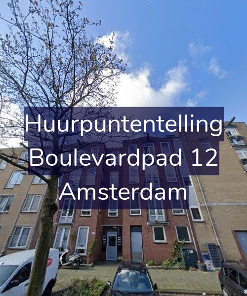 Foto gevel Huurpuntentelling voor Boulevardpad 12, Amsterdam