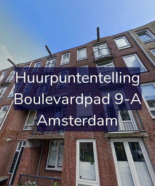 Foto gevel Huurpuntentelling voor Boulevardpad 9-A, Amsterdam