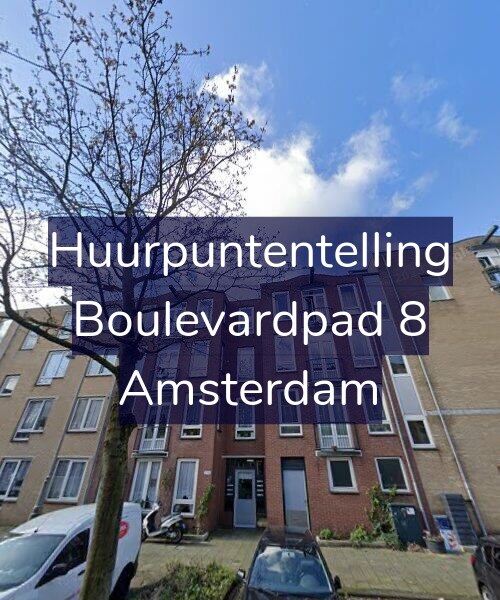 Foto gevel Huurpuntentelling voor Boulevardpad 8, Amsterdam
