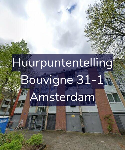 Foto gevel Huurpuntentelling voor Bouvigne 31-1, Amsterdam