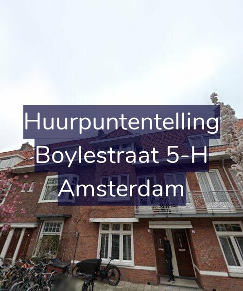 Foto gevel Huurpuntentelling voor Boylestraat 5-H, Amsterdam