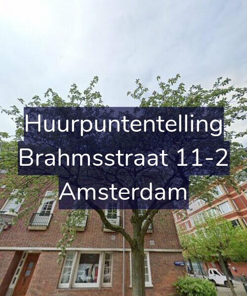 Foto gevel Huurpuntentelling voor Brahmsstraat 11-2, Amsterdam