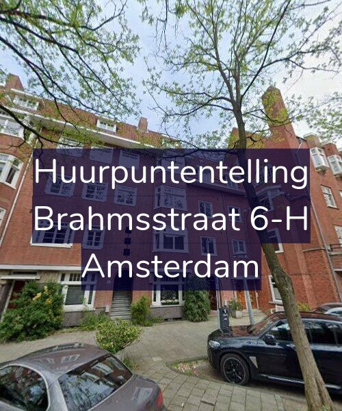 Foto gevel Huurpuntentelling voor Brahmsstraat 6-H, Amsterdam