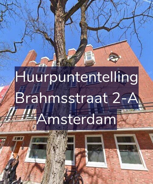 Foto gevel Huurpuntentelling voor Brahmsstraat 2-A, Amsterdam