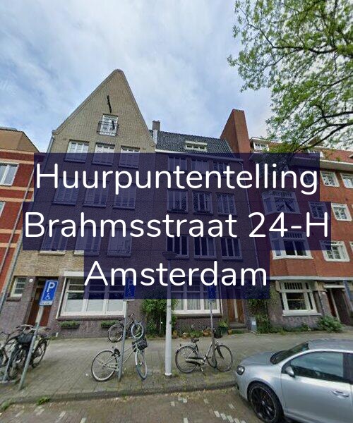 Foto gevel Huurpuntentelling voor Brahmsstraat 24-H, Amsterdam