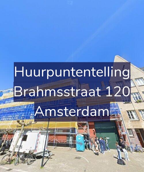 Foto gevel Huurpuntentelling voor Brahmsstraat 120, Amsterdam
