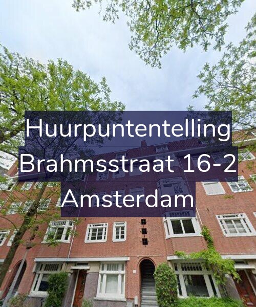 Foto gevel Huurpuntentelling voor Brahmsstraat 16-2, Amsterdam