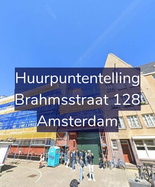 Foto gevel Huurpuntentelling voor Brahmsstraat 128, Amsterdam
