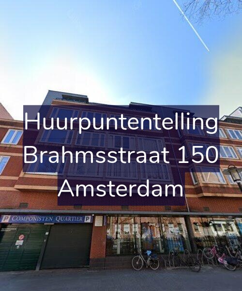 Foto gevel Huurpuntentelling voor Brahmsstraat 150, Amsterdam