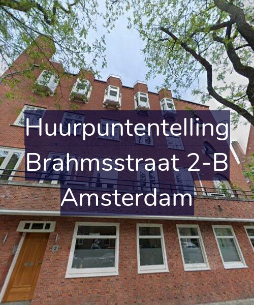 Foto gevel Huurpuntentelling voor Brahmsstraat 2-B, Amsterdam