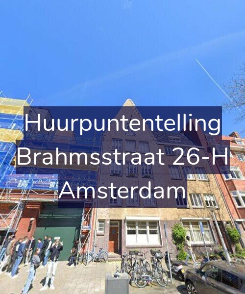 Foto gevel Huurpuntentelling voor Brahmsstraat 26-H, Amsterdam