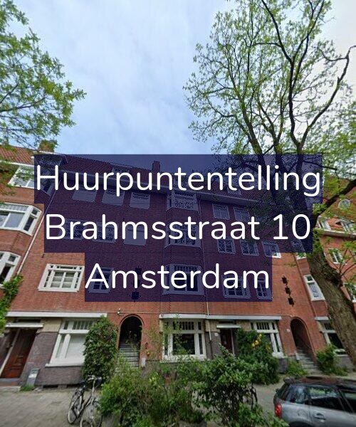 Foto gevel Huurpuntentelling voor Brahmsstraat 10, Amsterdam