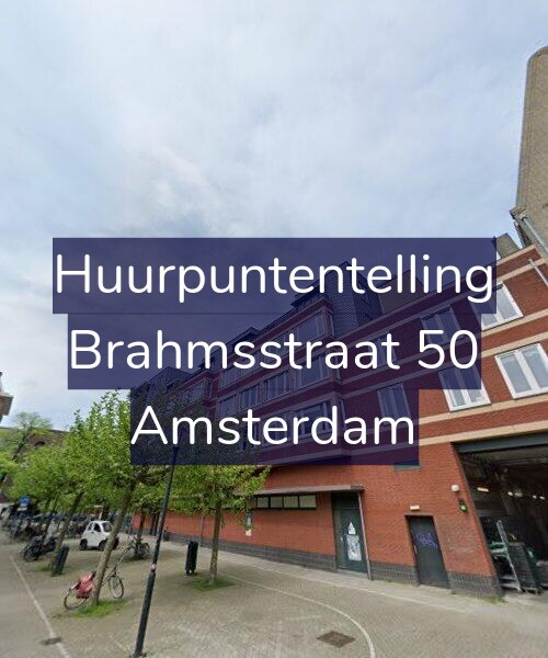 Foto gevel Huurpuntentelling voor Brahmsstraat 50, Amsterdam