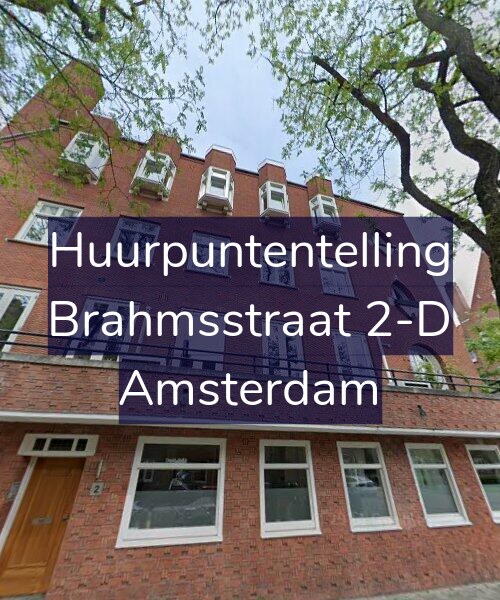 Foto gevel Huurpuntentelling voor Brahmsstraat 2-D, Amsterdam