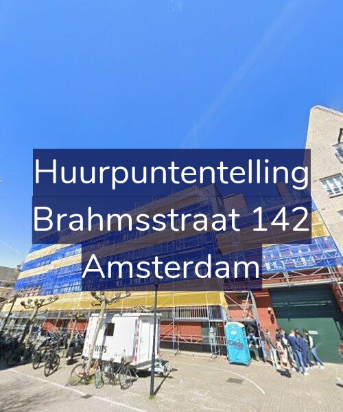 Foto gevel Huurpuntentelling voor Brahmsstraat 142, Amsterdam