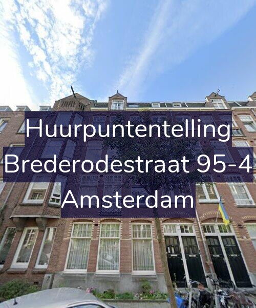 Foto gevel Huurpuntentelling voor Brederodestraat 95-4, Amsterdam