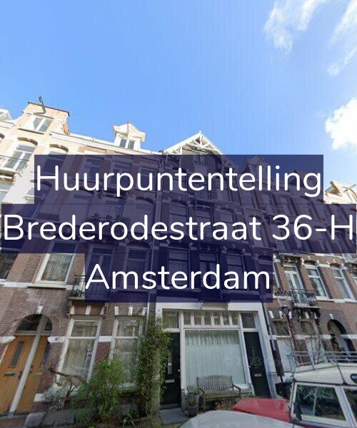 Foto gevel Huurpuntentelling voor Brederodestraat 36-H, Amsterdam