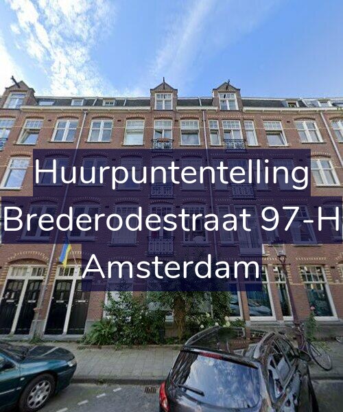 Foto gevel Huurpuntentelling voor Brederodestraat 97-H, Amsterdam