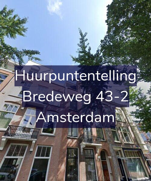 Foto gevel Huurpuntentelling voor Bredeweg 43-2, Amsterdam