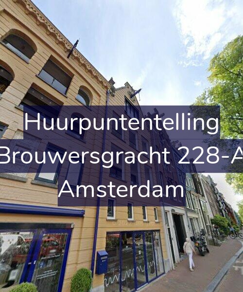 Foto gevel Huurpuntentelling voor Brouwersgracht 228-A, Amsterdam