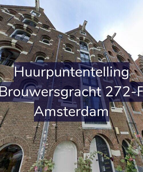 Foto gevel Huurpuntentelling voor Brouwersgracht 272-F, Amsterdam