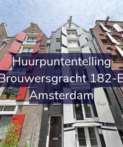 Foto gevel Huurpuntentelling voor Brouwersgracht 182-B, Amsterdam