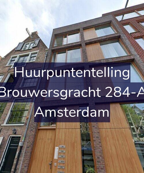 Foto gevel Huurpuntentelling voor Brouwersgracht 284-A, Amsterdam