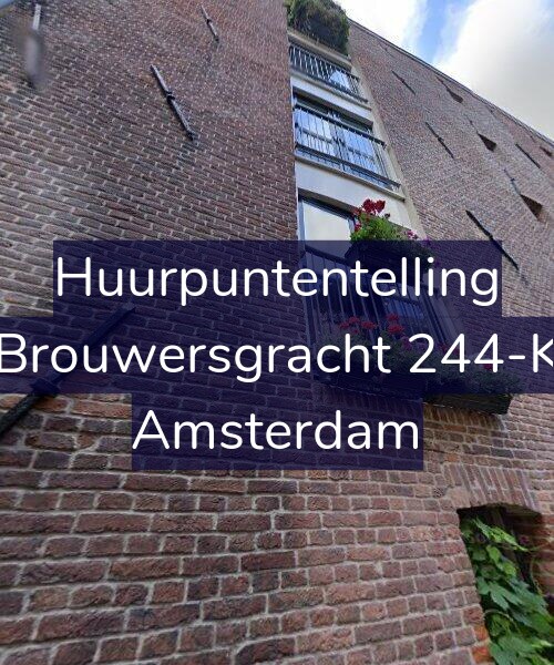 Foto gevel Huurpuntentelling voor Brouwersgracht 244-K, Amsterdam