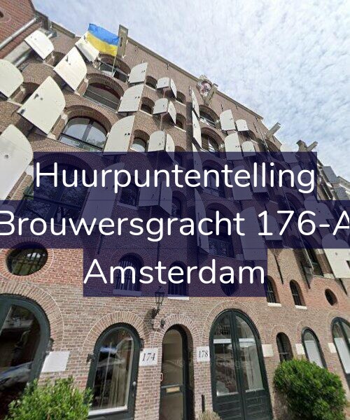 Foto gevel Huurpuntentelling voor Brouwersgracht 176-A, Amsterdam
