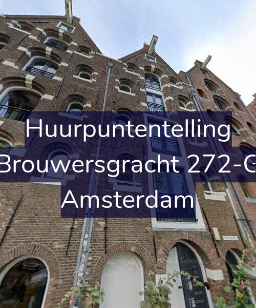 Foto gevel Huurpuntentelling voor Brouwersgracht 272-G, Amsterdam
