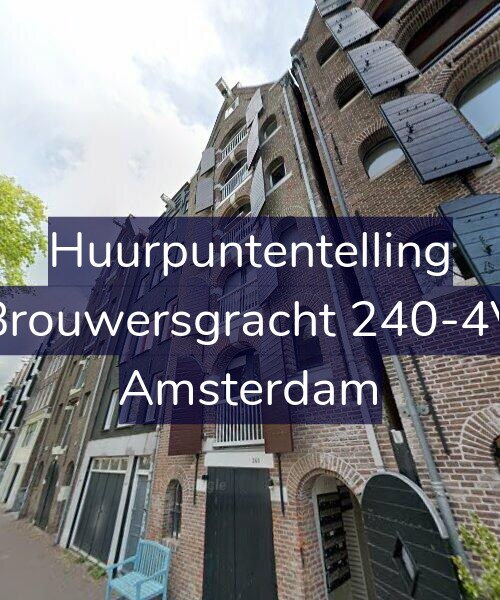 Foto gevel Huurpuntentelling voor Brouwersgracht 240-4V, Amsterdam