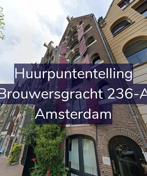 Foto gevel Huurpuntentelling voor Brouwersgracht 236-A, Amsterdam