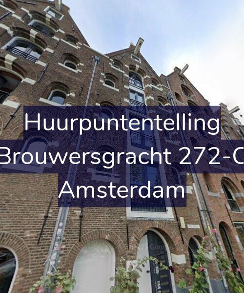 Foto gevel Huurpuntentelling voor Brouwersgracht 272-C, Amsterdam