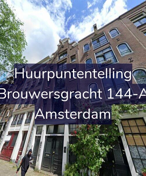 Foto gevel Huurpuntentelling voor Brouwersgracht 144-A, Amsterdam