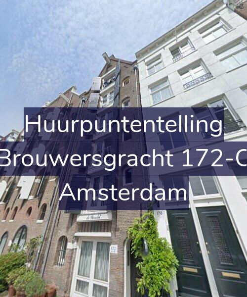 Foto gevel Huurpuntentelling voor Brouwersgracht 172-C, Amsterdam