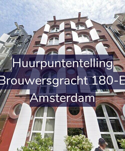 Foto gevel Huurpuntentelling voor Brouwersgracht 180-B, Amsterdam