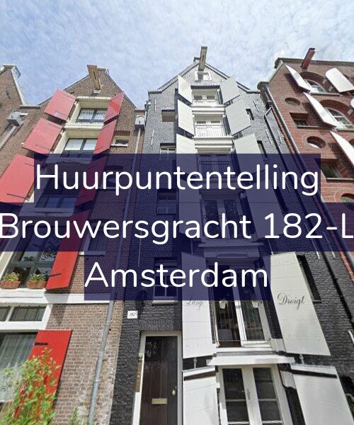 Foto gevel Huurpuntentelling voor Brouwersgracht 182-L, Amsterdam