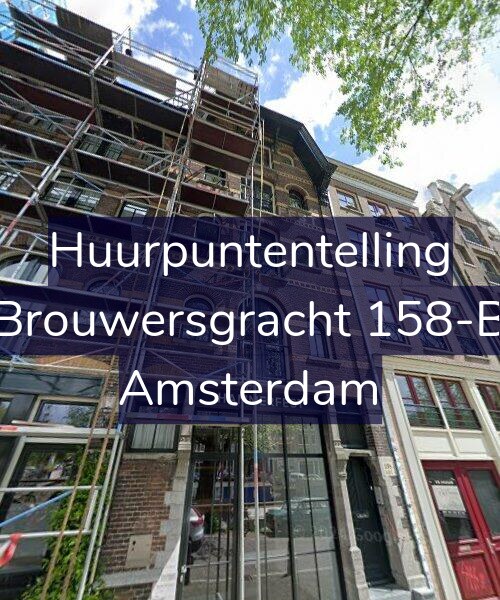 Foto gevel Huurpuntentelling voor Brouwersgracht 158-B, Amsterdam