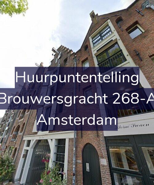 Foto gevel Huurpuntentelling voor Brouwersgracht 268-A, Amsterdam