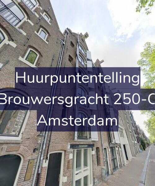 Foto gevel Huurpuntentelling voor Brouwersgracht 250-C, Amsterdam