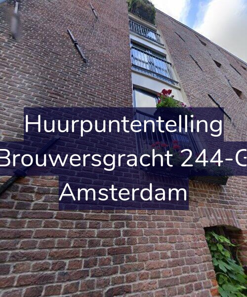 Foto gevel Huurpuntentelling voor Brouwersgracht 244-G, Amsterdam