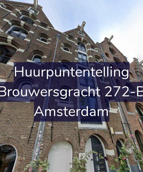 Foto gevel Huurpuntentelling voor Brouwersgracht 272-B, Amsterdam