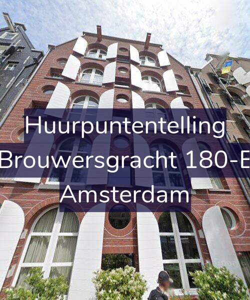 Foto gevel Huurpuntentelling voor Brouwersgracht 180-E, Amsterdam
