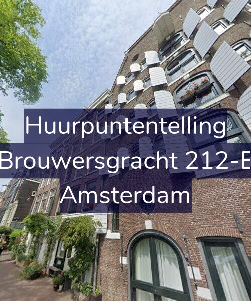 Foto gevel Huurpuntentelling voor Brouwersgracht 212-E, Amsterdam